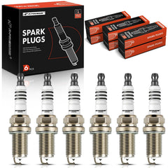 A-Premium front packaging showing six spark plugs and part information, clear fitment benefit