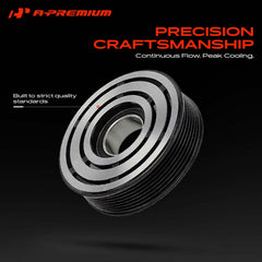 A-Premium front plate view emphasizing precise fit for compressor coupling