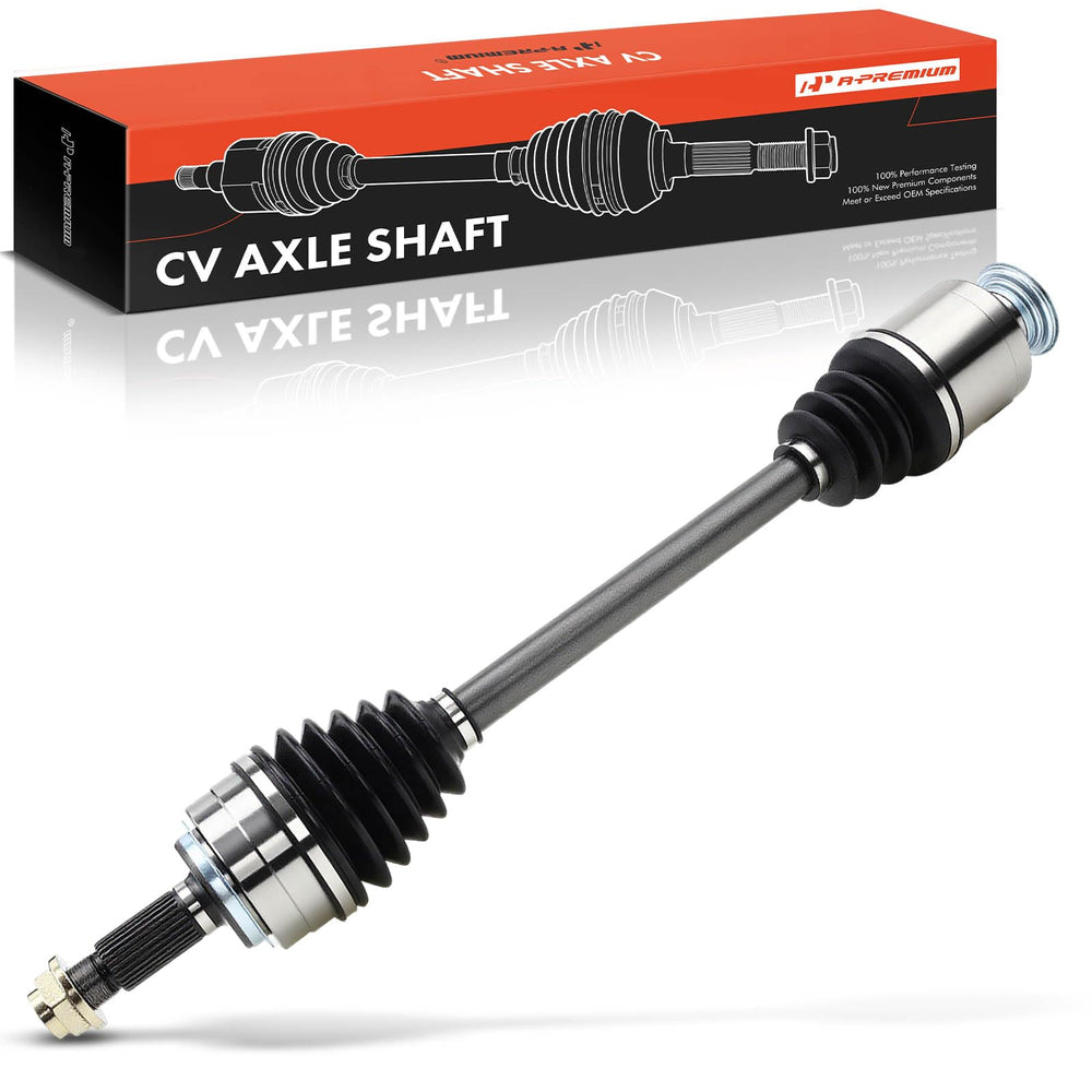 A-Premium front-right axle assembly front view showing full shaft benefit
