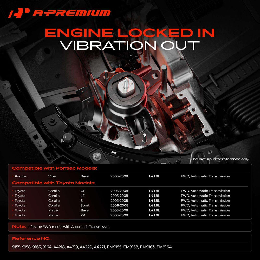 A-Premium front right motor mount close-up highlighting durable construction