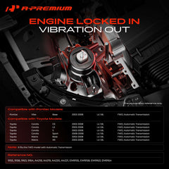 A-Premium front right motor mount close-up highlighting durable construction