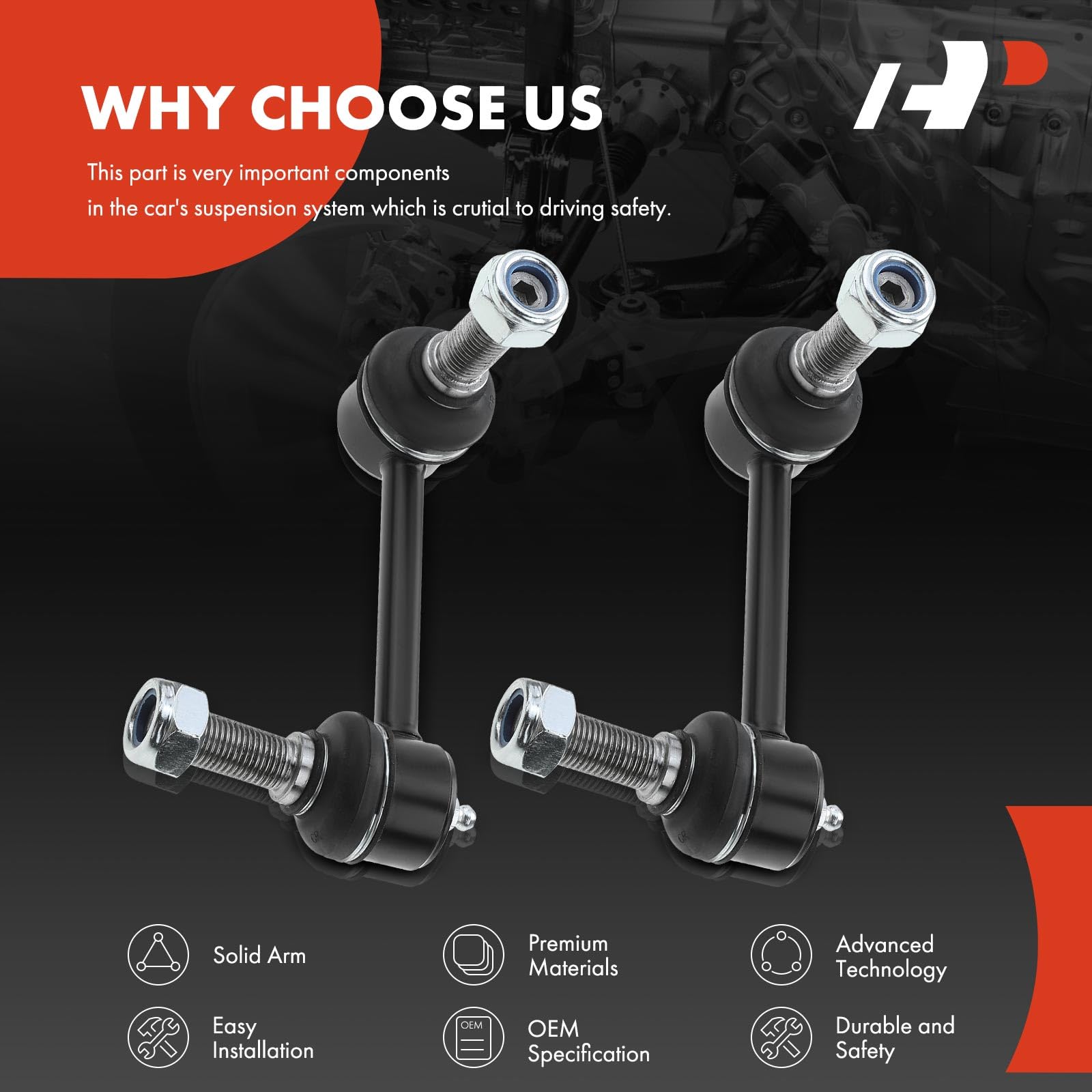 A-Premium included hardware and accessories laid out for a complete installation