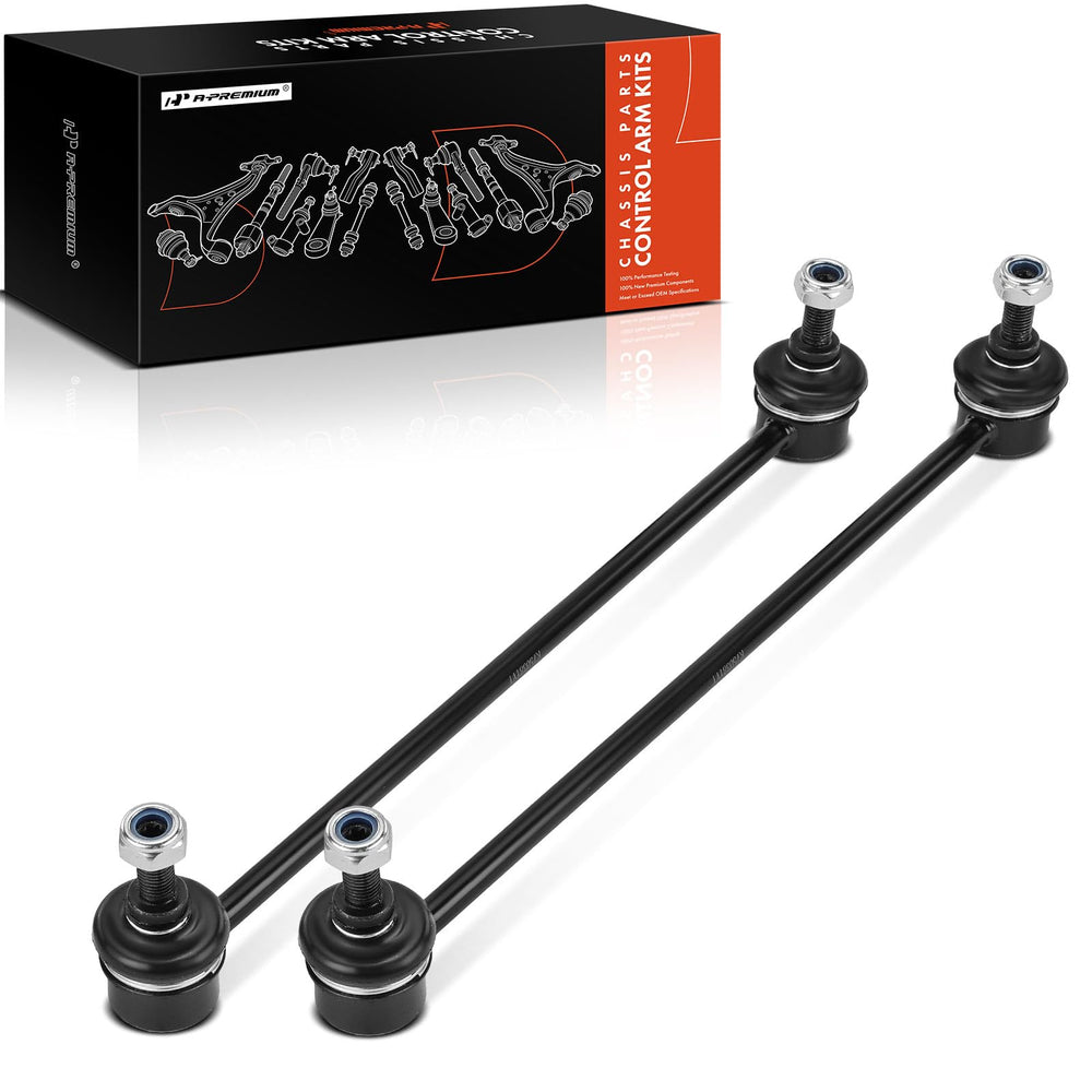 A-Premium front view of sway bar link showing fitment and clean finish benefits