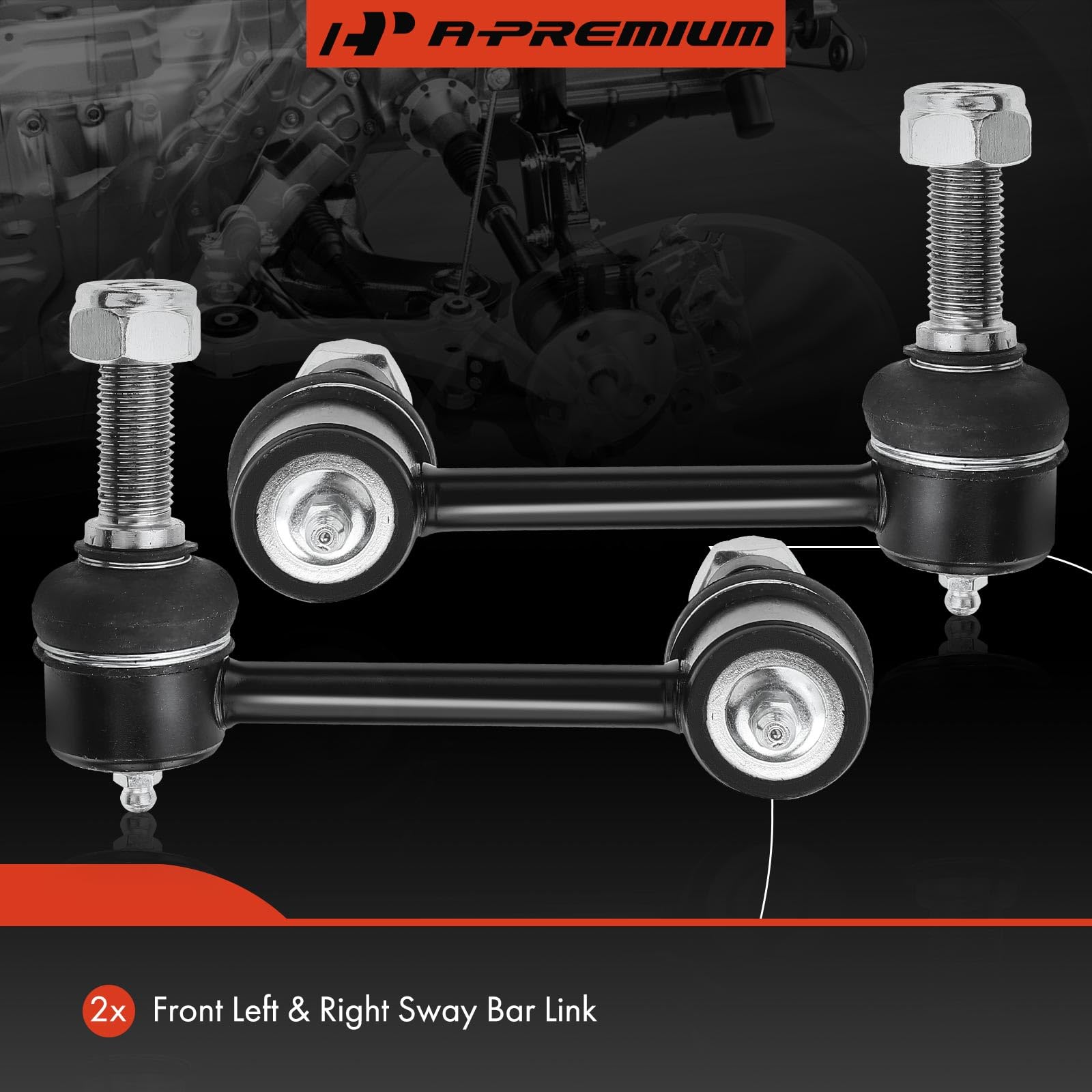 A-Premium full-length steel shaft view emphasizing strength and corrosion resistance