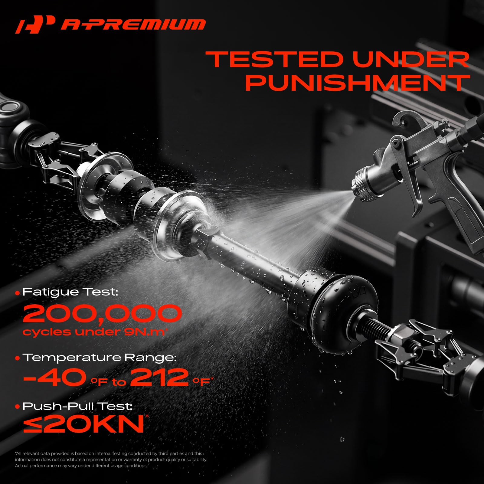 A-Premium installed underbody view illustrating proper mounting position