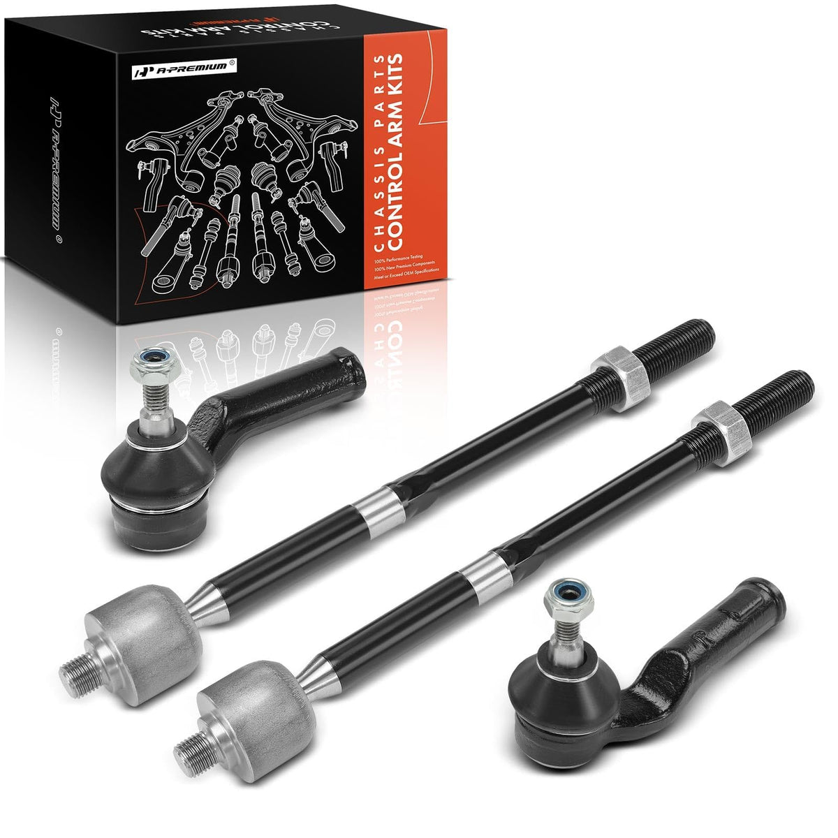 A-Premium kit packaging showing contents and quick fit information for easy selection