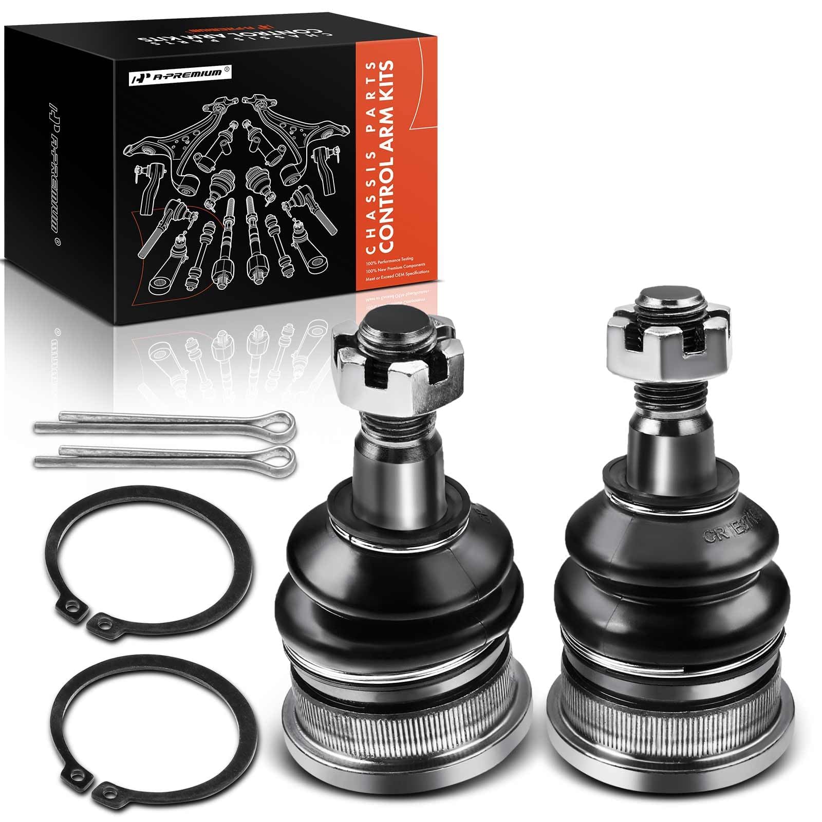 A-Premium front view showing ready-to-install direct-fit ball joint, reliable replacement
