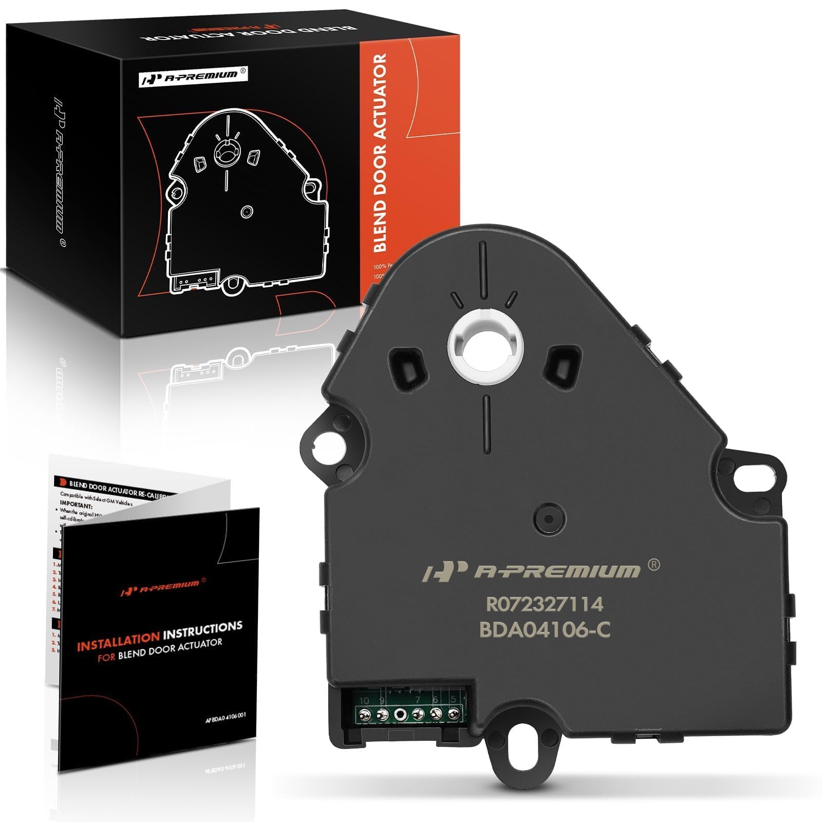 A-Premium front view of both actuators showing fitment and quiet operation