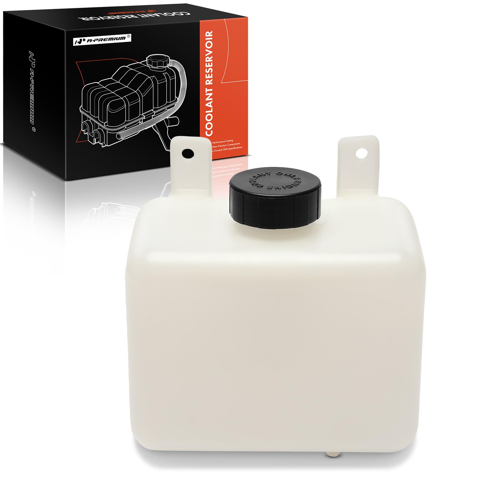 A-Premium front view of reservoir bottle showing compact design and easy fit