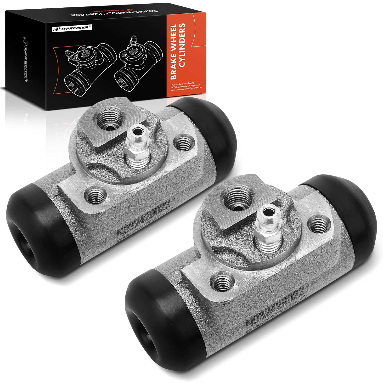 A-Premium front view wheel cylinder showing overall shape and fitment benefit