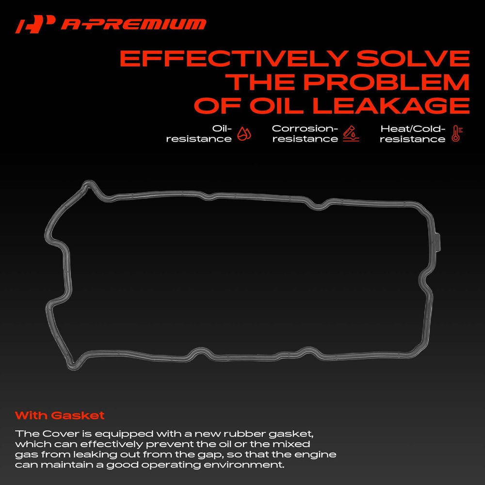 A-Premium gasket and bolts laid out to show included hardware for straightforward install