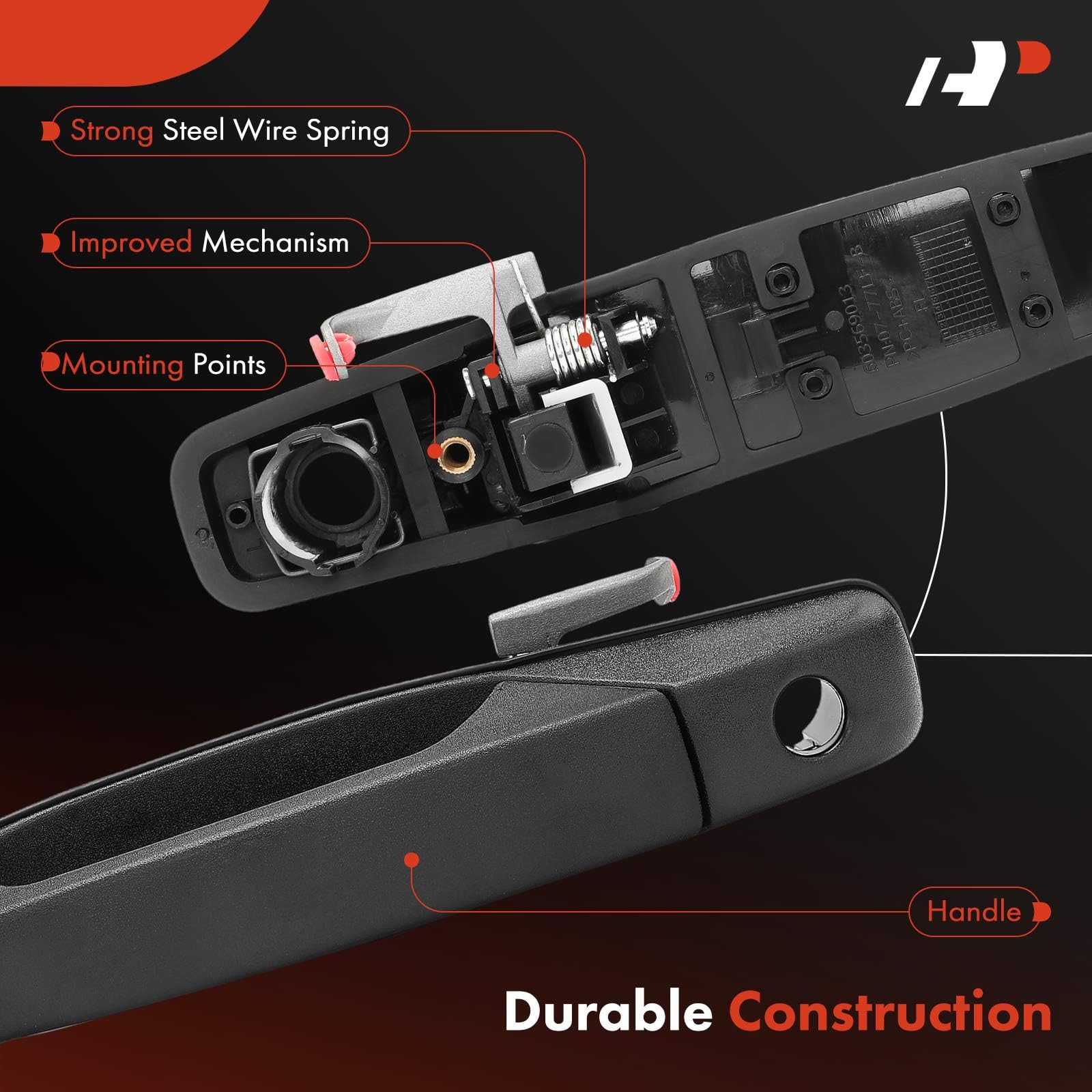 A-Premium side profile showing mounting shape for easy installation benefit