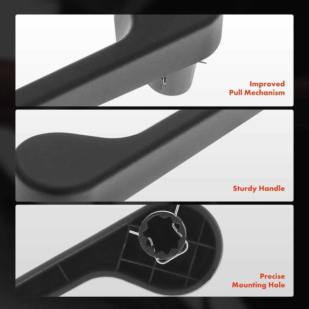 A-Premium handle material detail showing robust plastic for long-lasting use