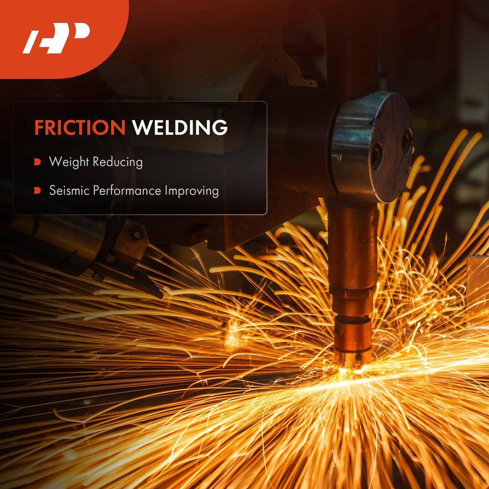 A-Premium heat-treated steel surface emphasizing strength and wear resistance