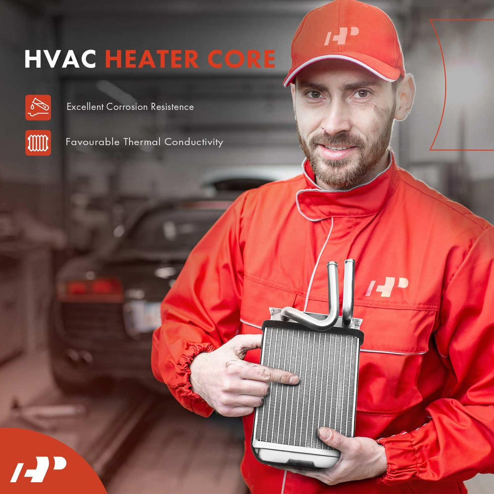 A-Premium heater core installed in vehicle dash demonstrating replacement result