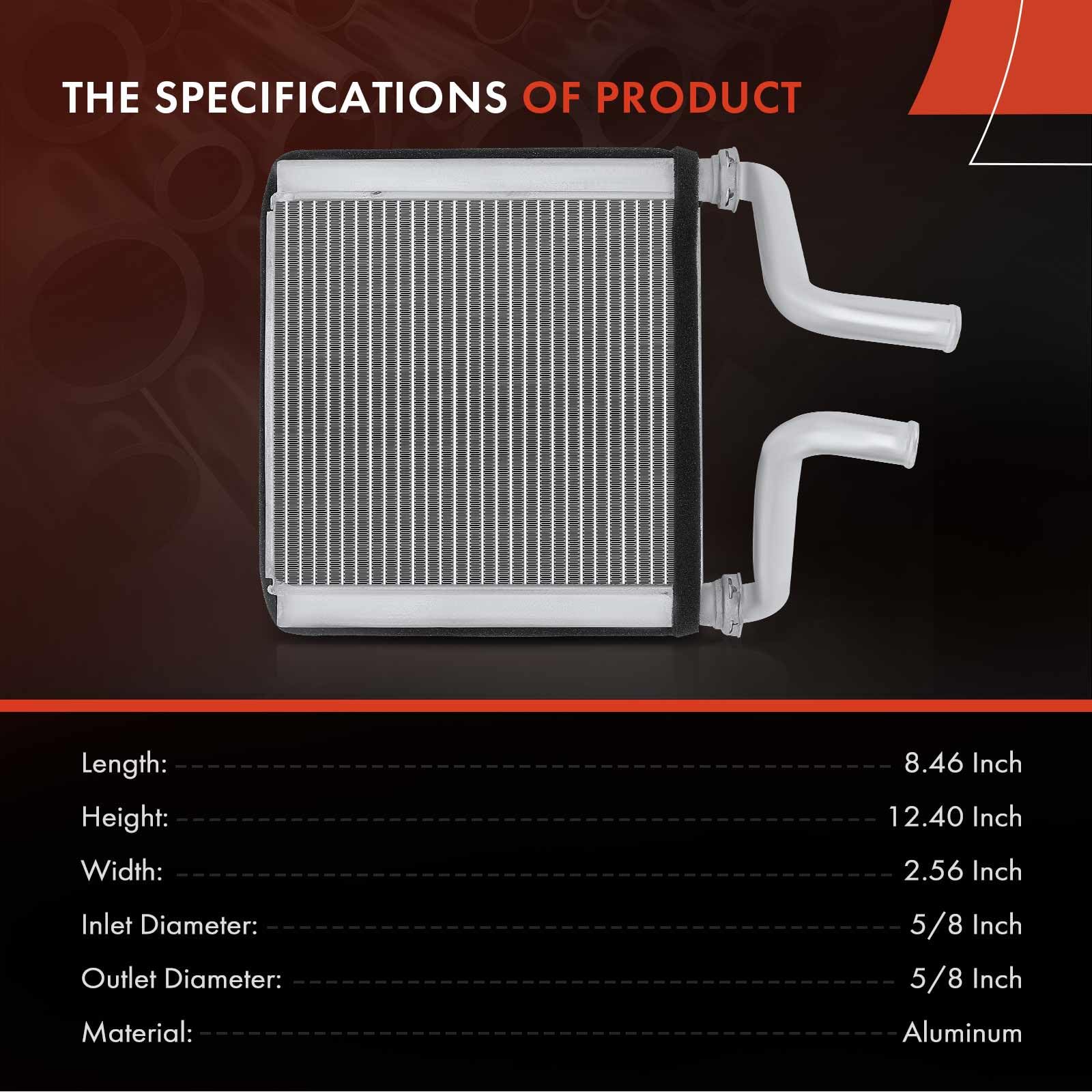 A-Premium inlet and outlet tube ports showing 5/8" connections for secure hoses