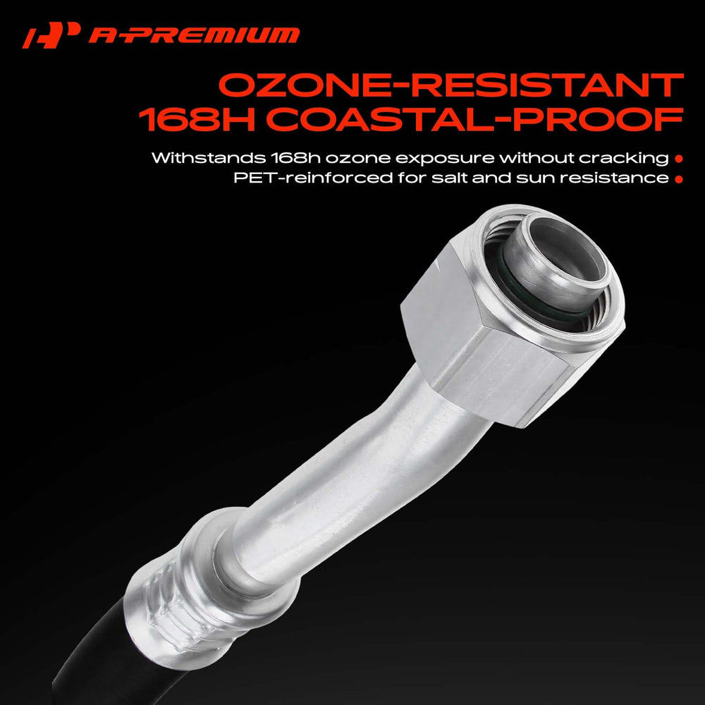 A-Premium hose fitting and o-ring detail showing proper sealing performance