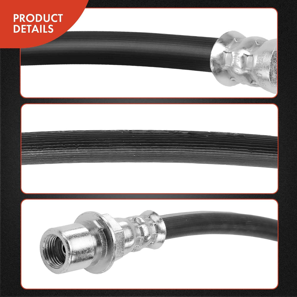 A-Premium hose next to ruler for length comparison aiding fit confirmation