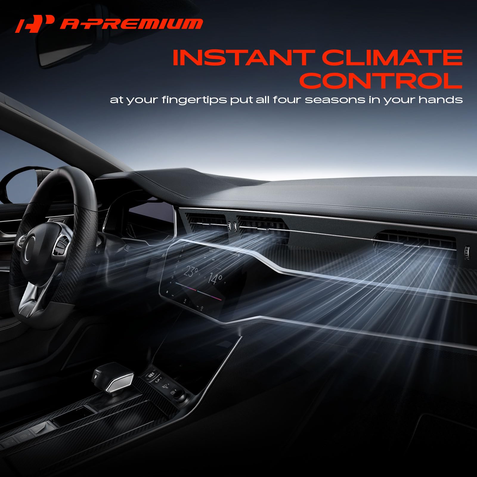 A-Premium hose routed along vehicle frame showing OEM-like installation path