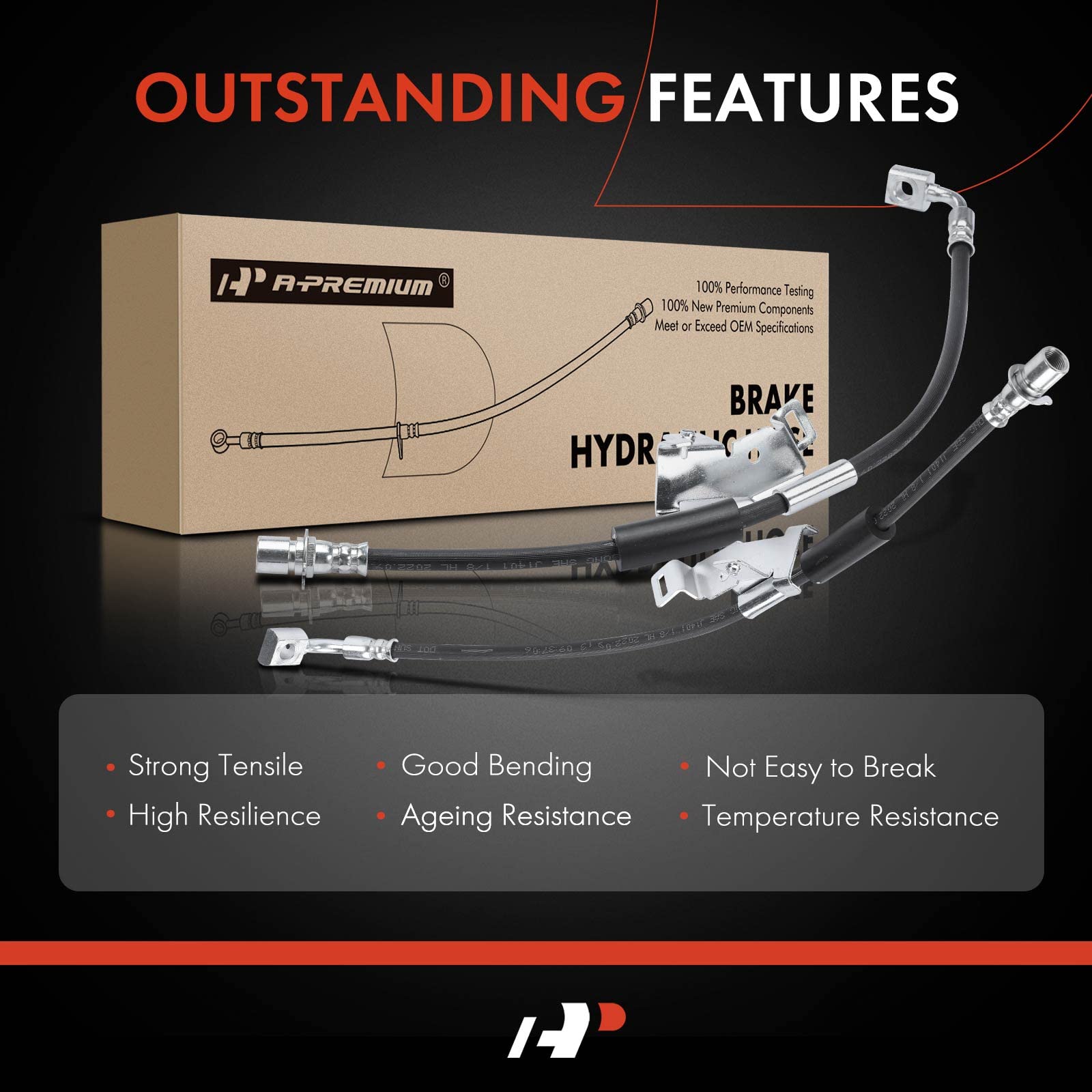 A-Premium hose side profile on workbench to show construction details benefit