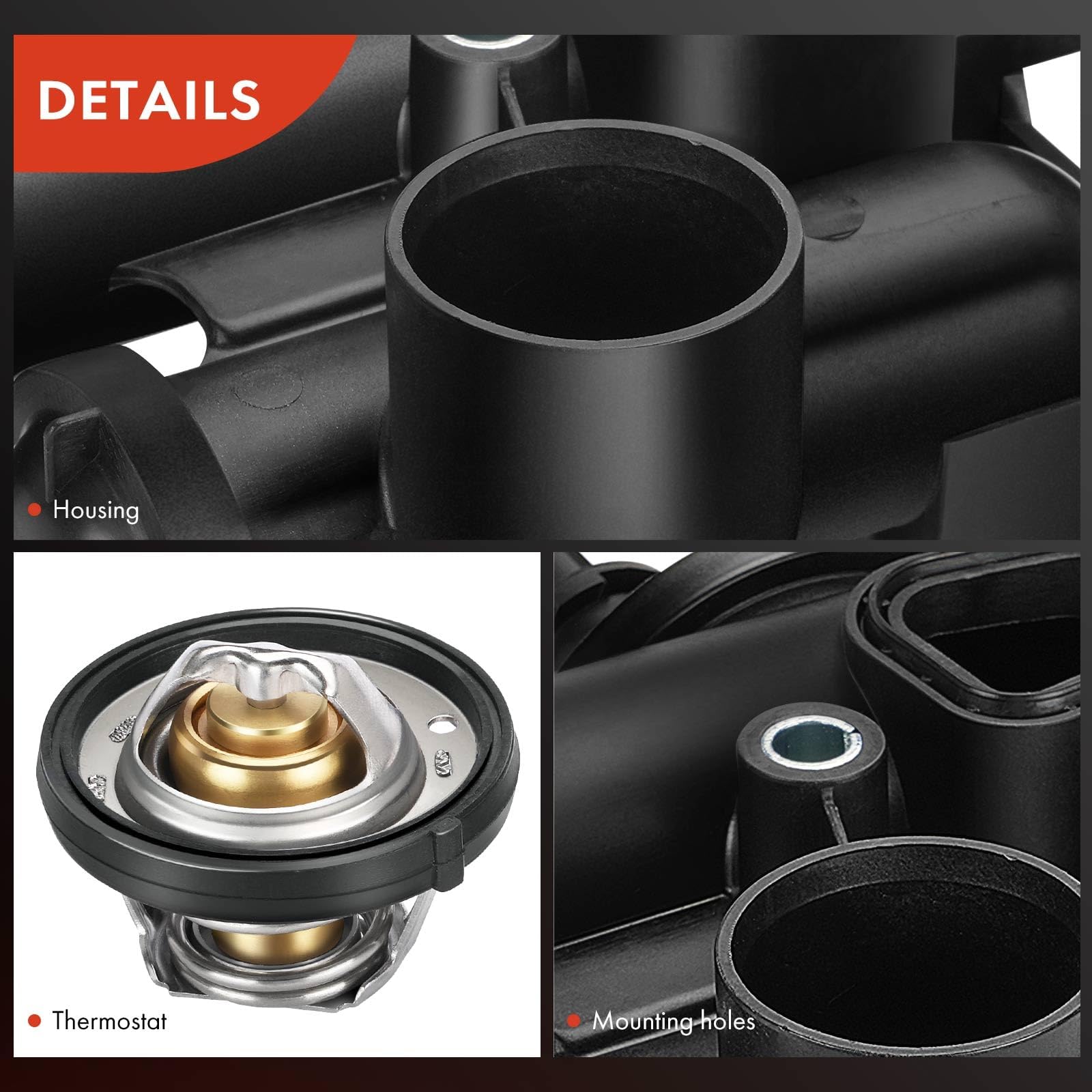 A-Premium mounting holes close-up showing secure attachment benefit