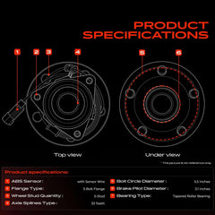 A-Premium ABS sensor wire detail for accurate speed signal and safety