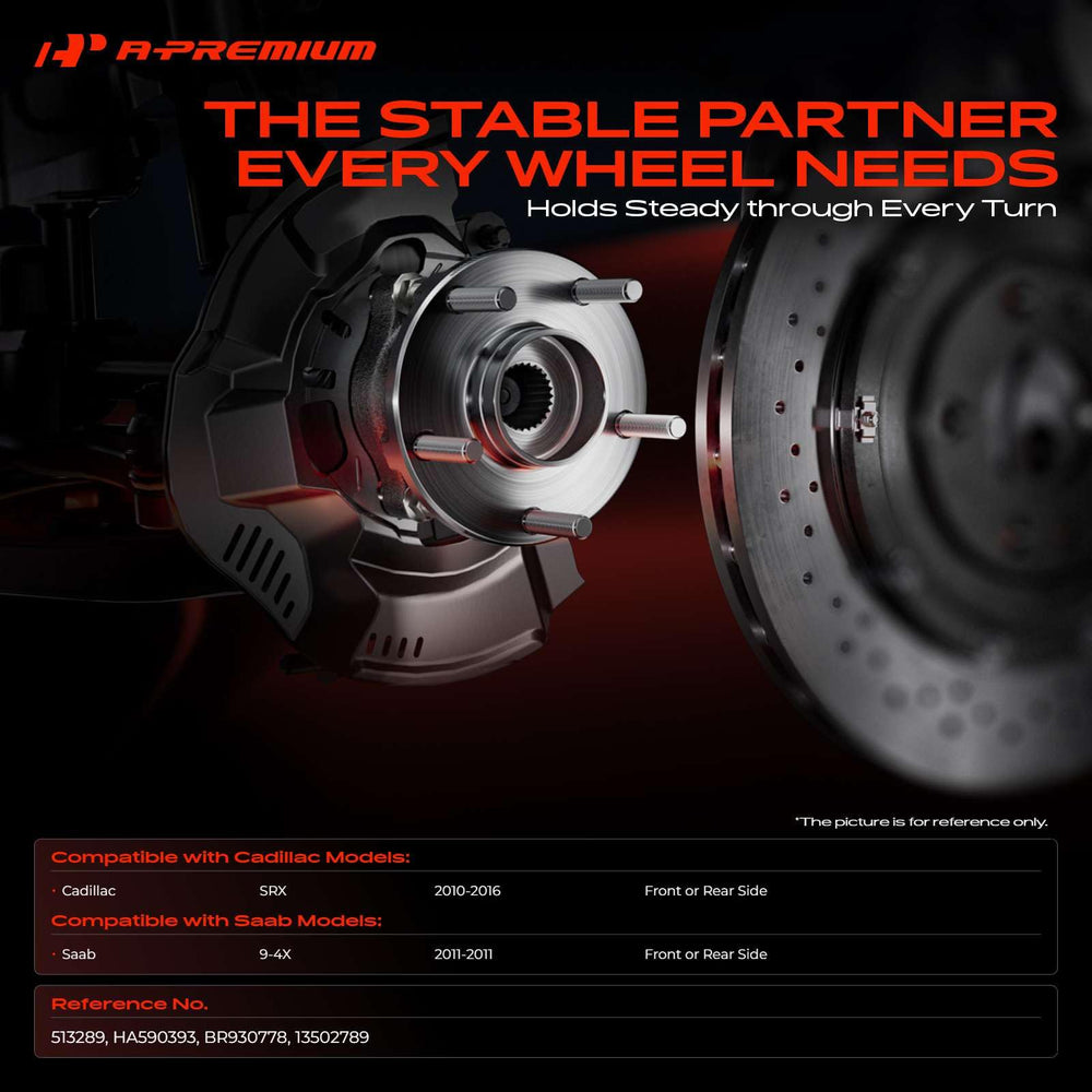 A-Premium hub assembly frontal close-up highlighting precise fit and robust construction