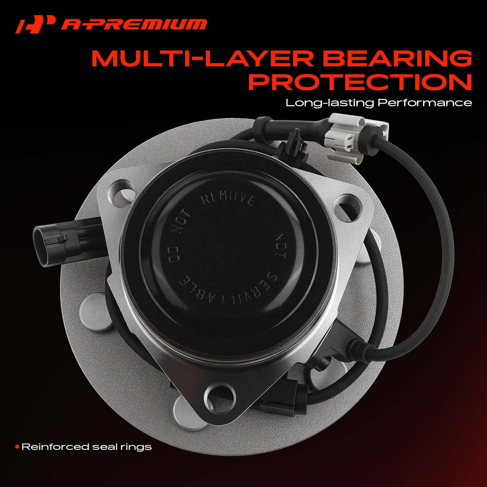 A-Premium hub side profile with measurements for easy vehicle compatibility check