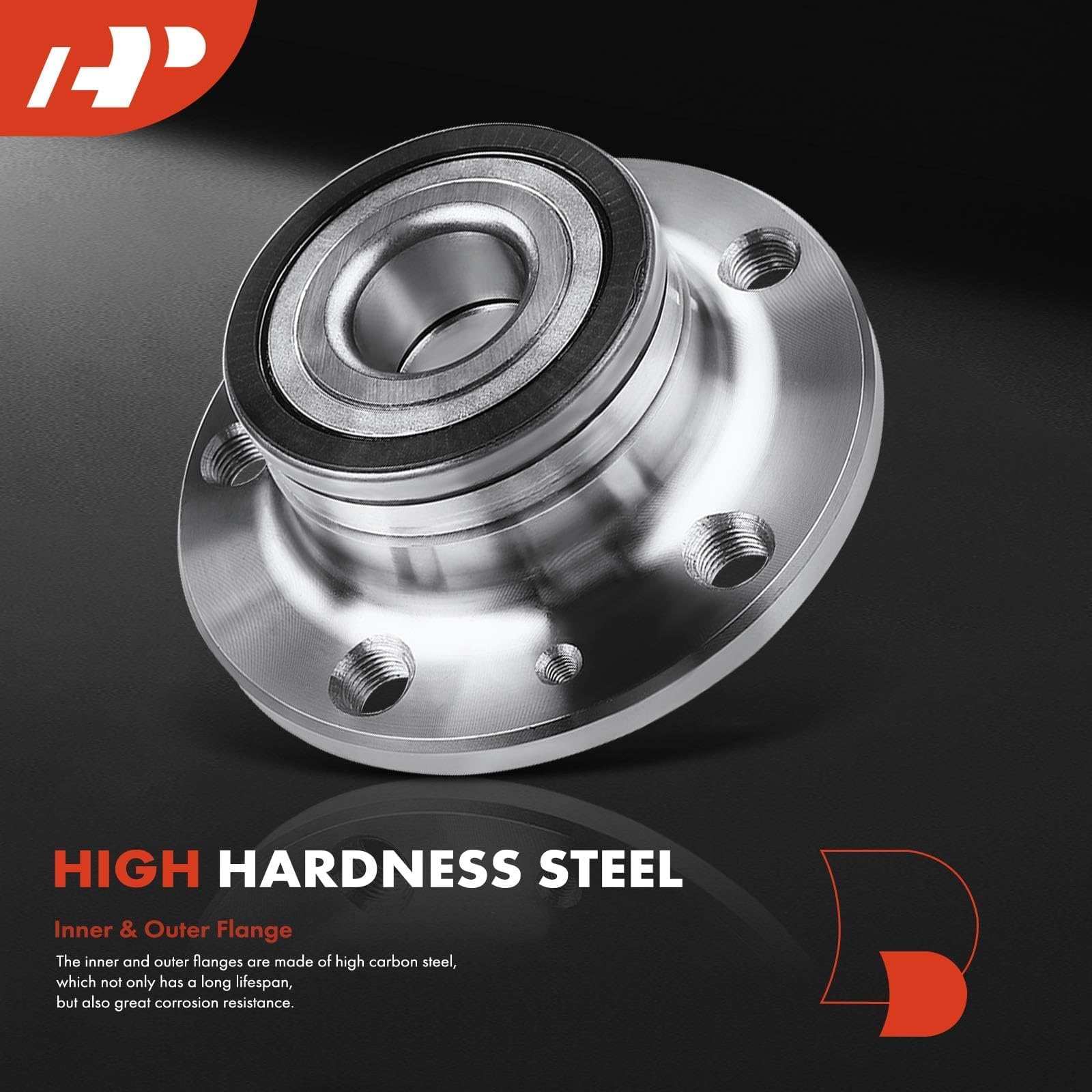 A-Premium hub CV spline insert detail for direct axle engagement and ease