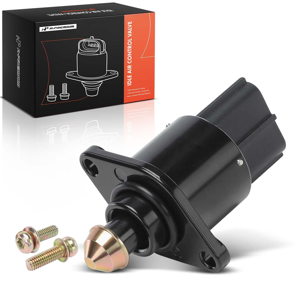 A-Premium idle air control valve front view showing fit and finish for reliable replacement