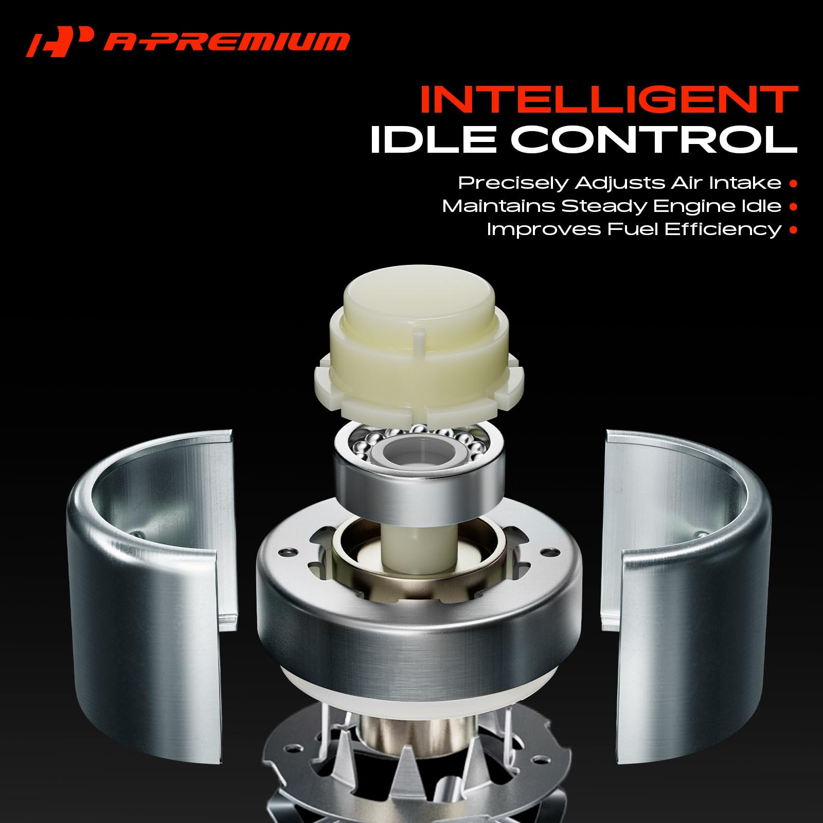 A-Premium valve installed under hood demonstrating direct-replacement fit on compatible engines