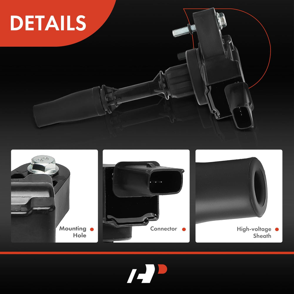 A-Premium ignition coil wiring plug detail showing compatible OEM connector