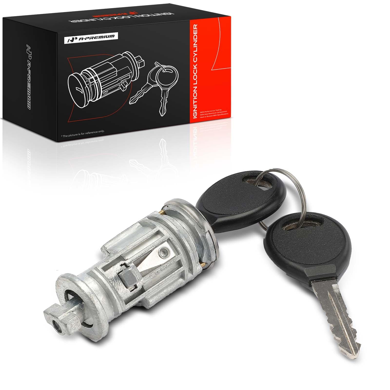 A-Premium ignition cylinder staged in garage showing practical replacement