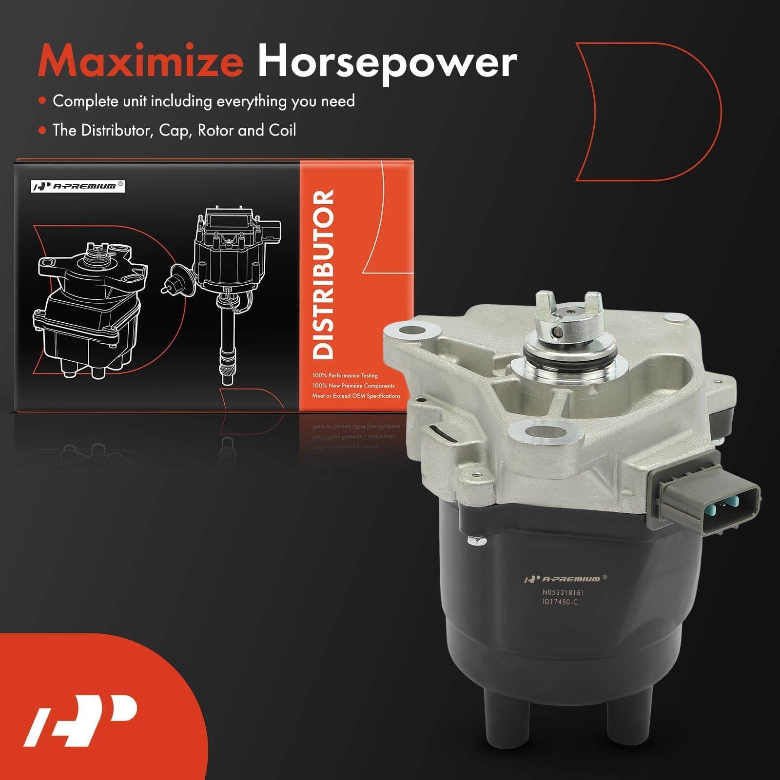A-Premium ignition module close view showing electronic control reliability benefit
