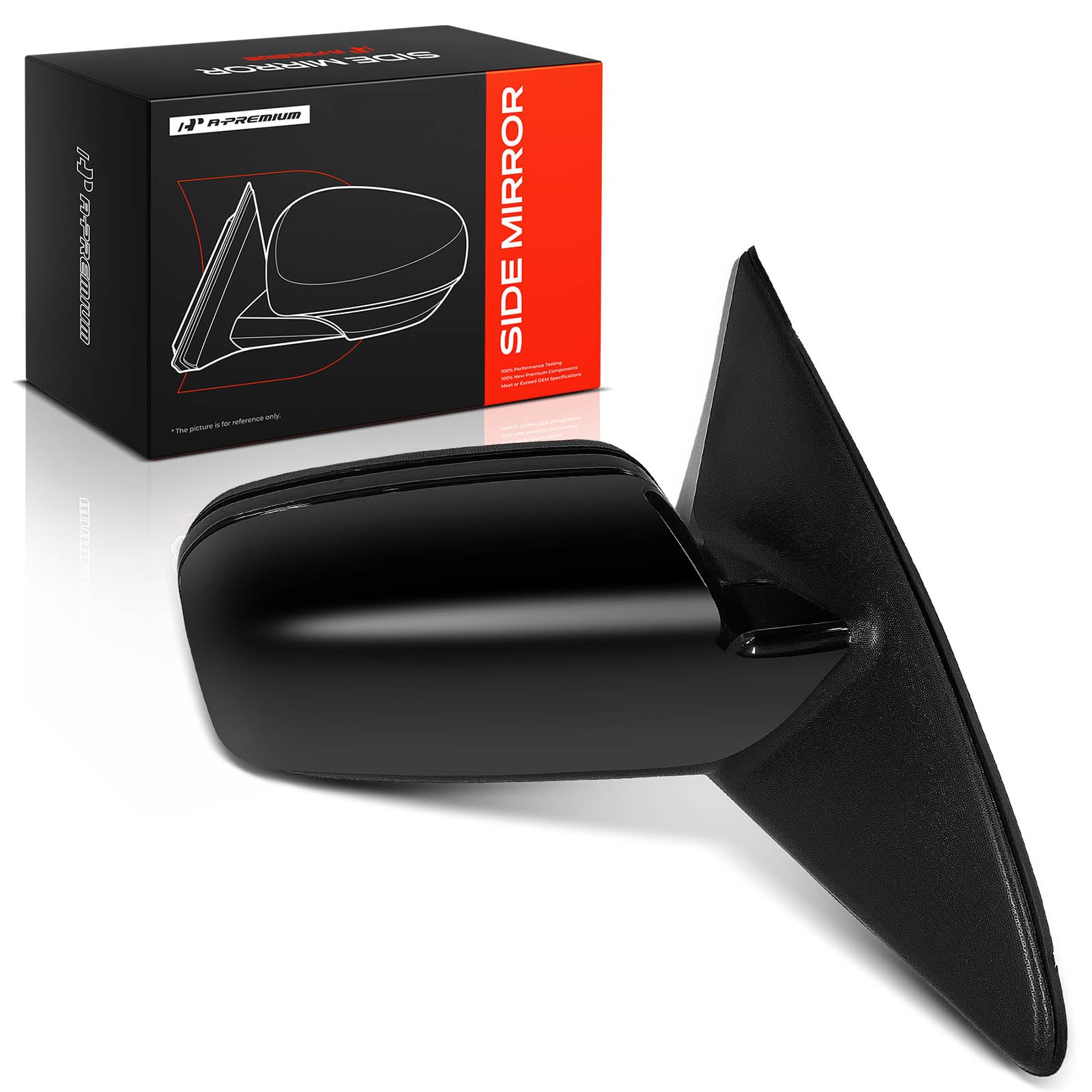 A-Premium in-car view of mirror adjusted for driver convenience
