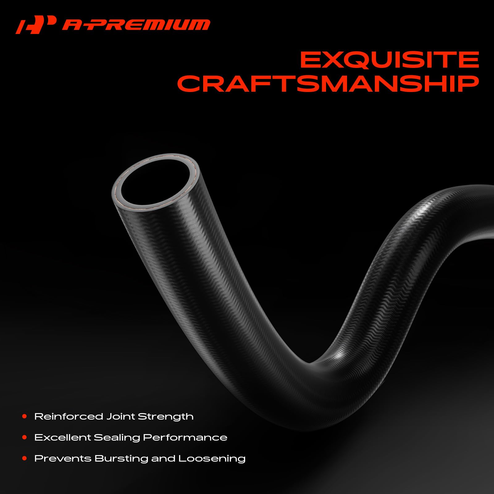 A-Premium inner diameter close-up demonstrating correct coolant flow