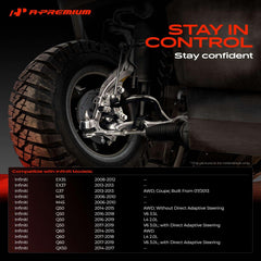 A-Premium inner tie rod close-up showing durable joints for improved steering