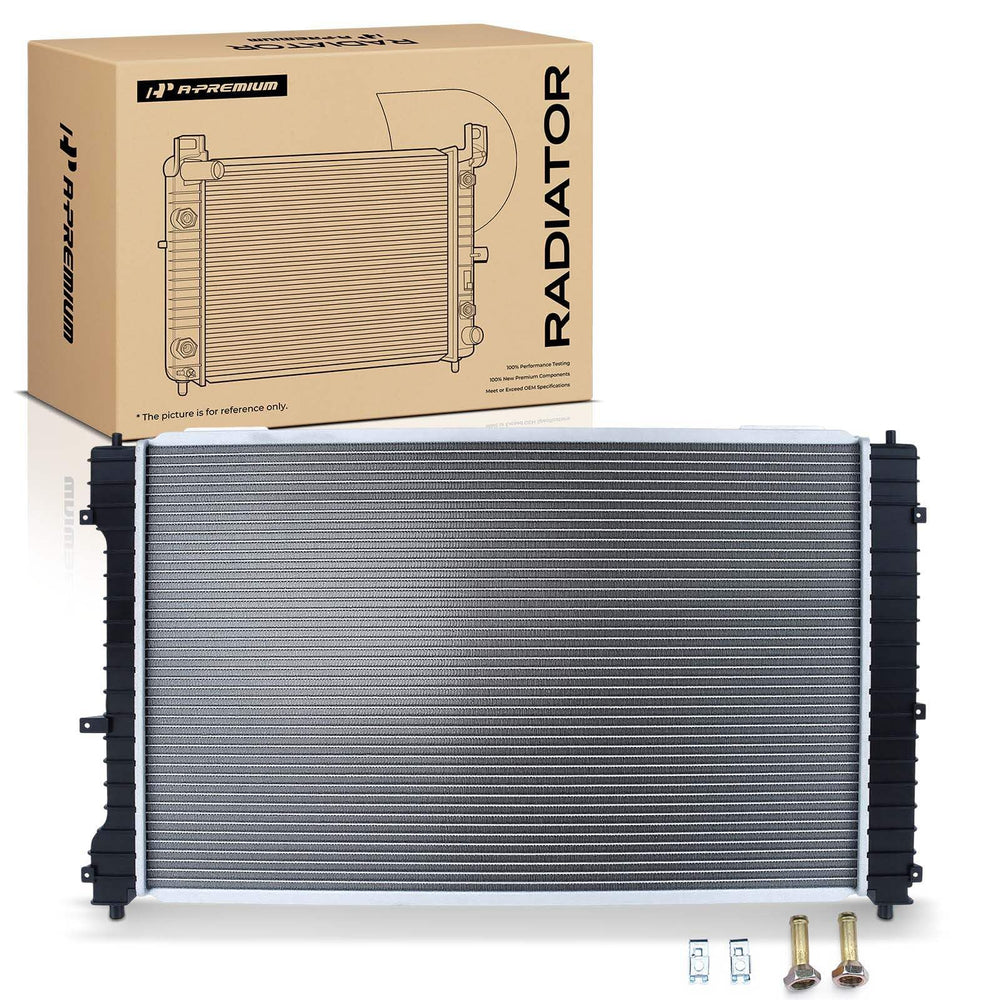 A-Premium radiator being installed showing hands-on replacement convenience