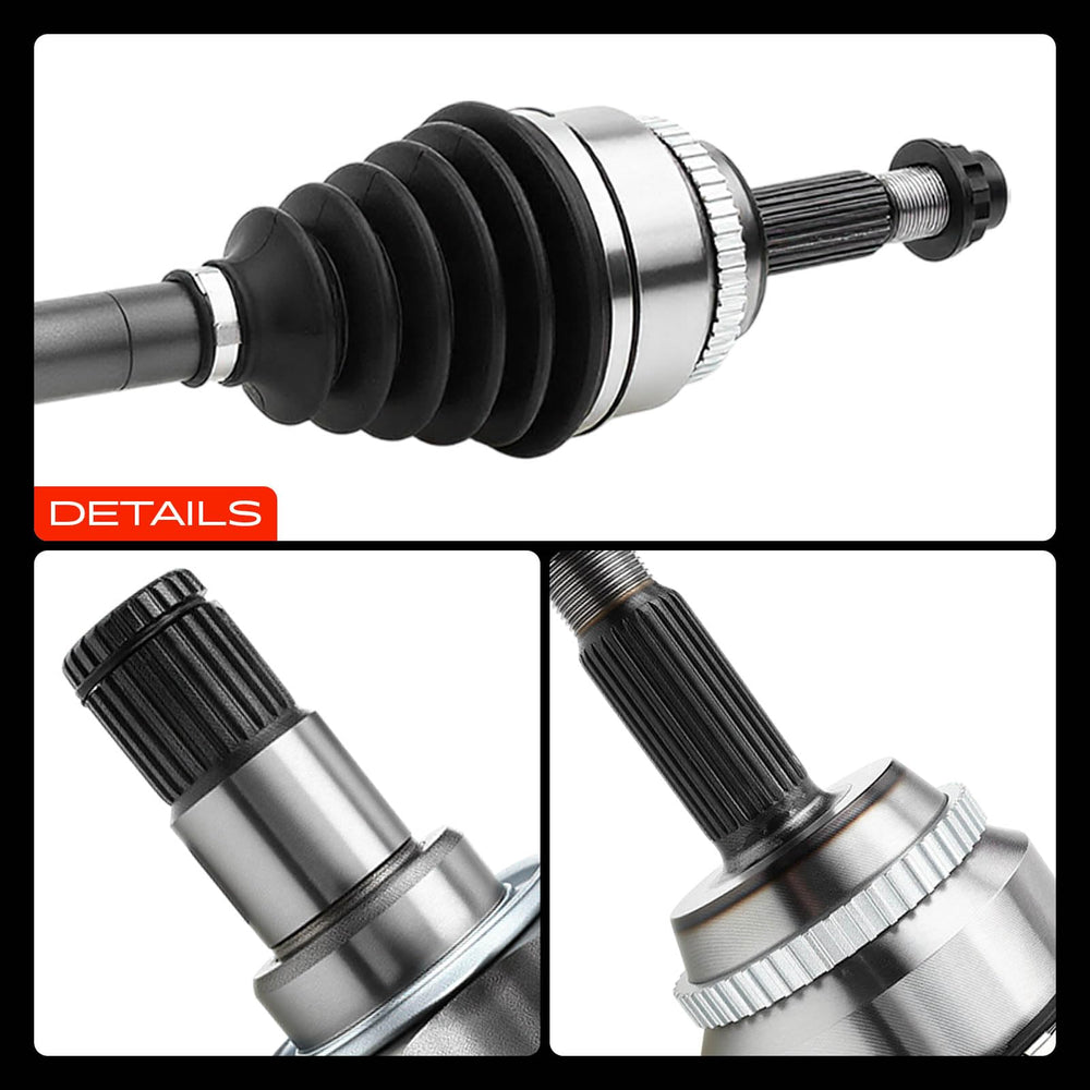 A-Premium axle installed on vehicle illustrating restored drivetrain function