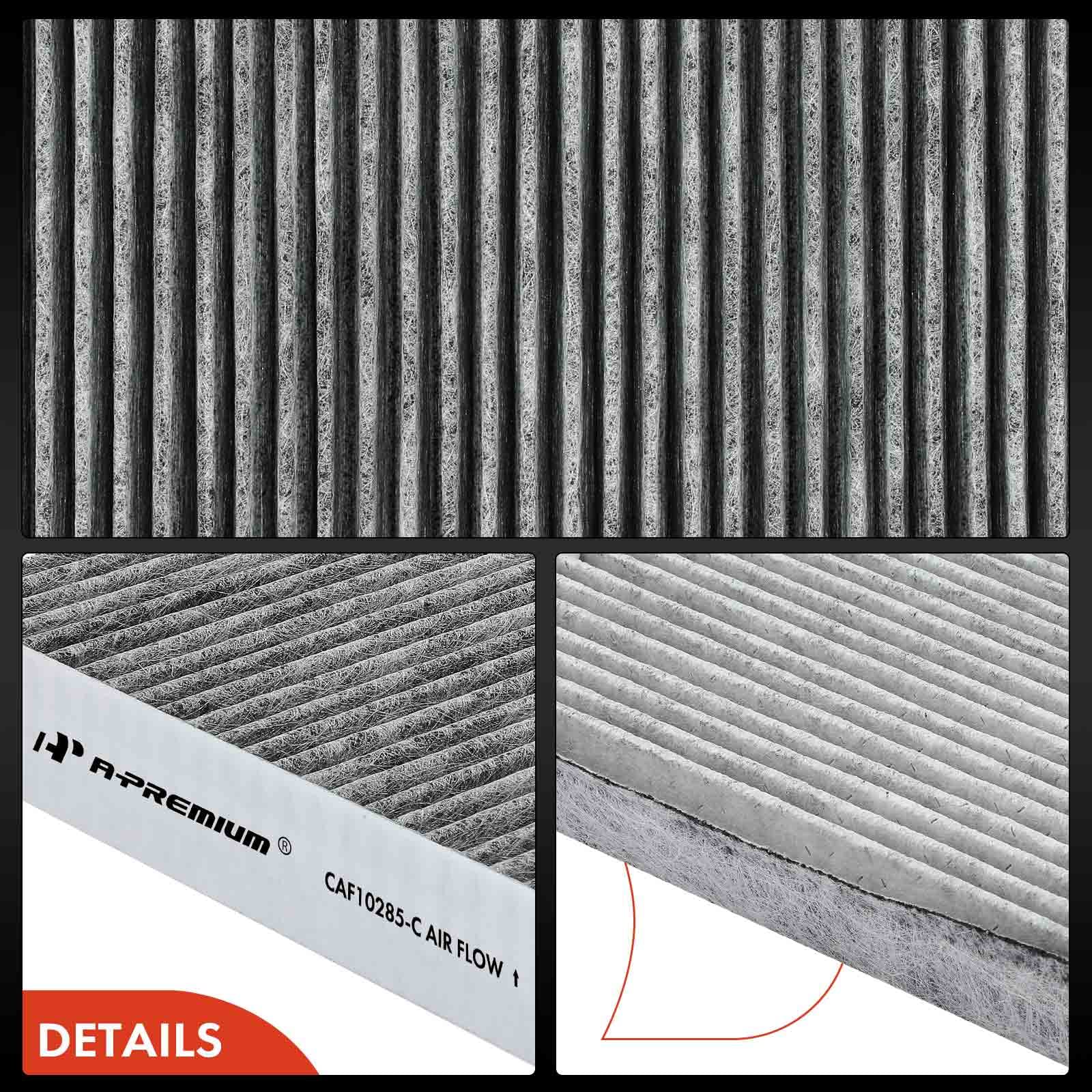 A-Premium cabin filter installed near glovebox improving in-cabin air freshness