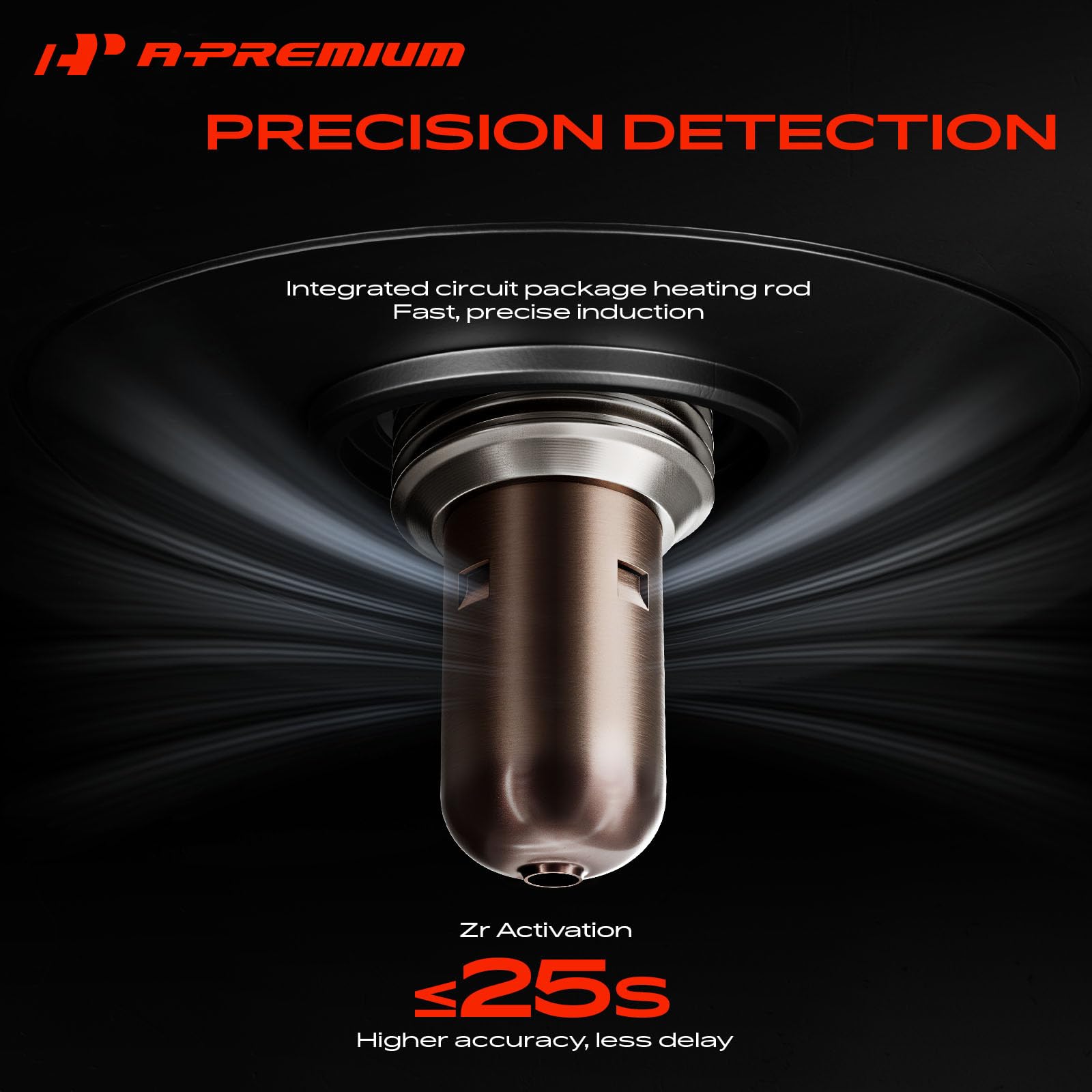A-Premium downstream sensor installed near catalytic converter for accuracy