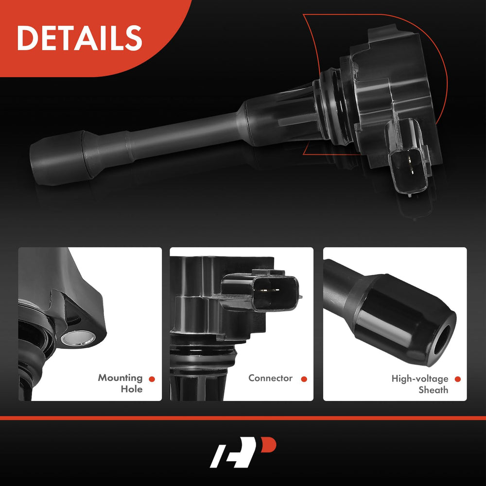 A-Premium coil installed on engine illustrating direct-fit replacement benefit