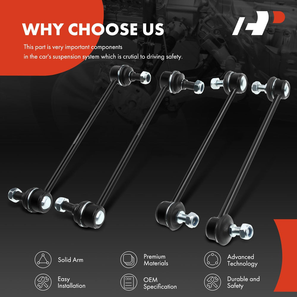 A-Premium front sway bar link installed restoring responsive steering feel