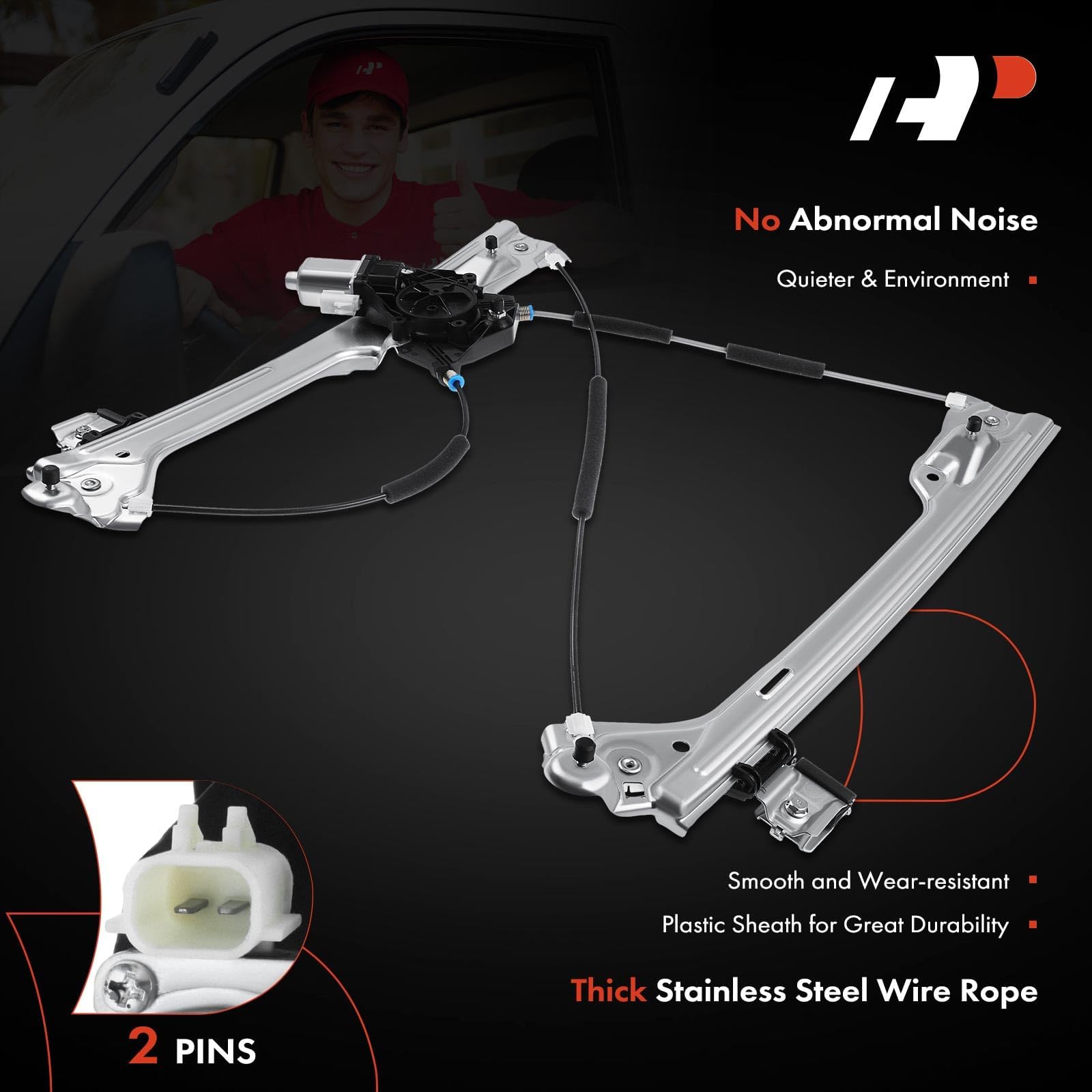 A-Premium installed in door assembly illustrating correct placement and space-saving fit