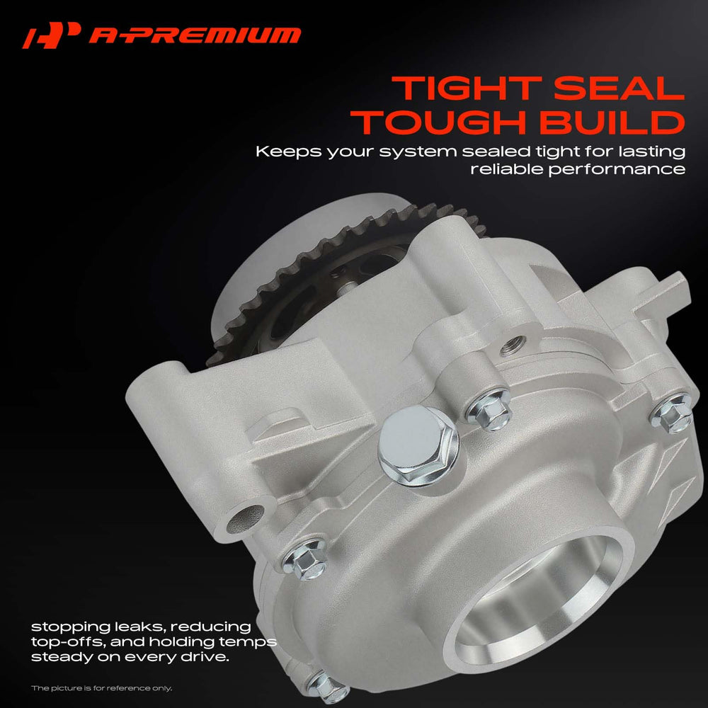 A-Premium water pump installed in an engine bay restoring coolant circulation