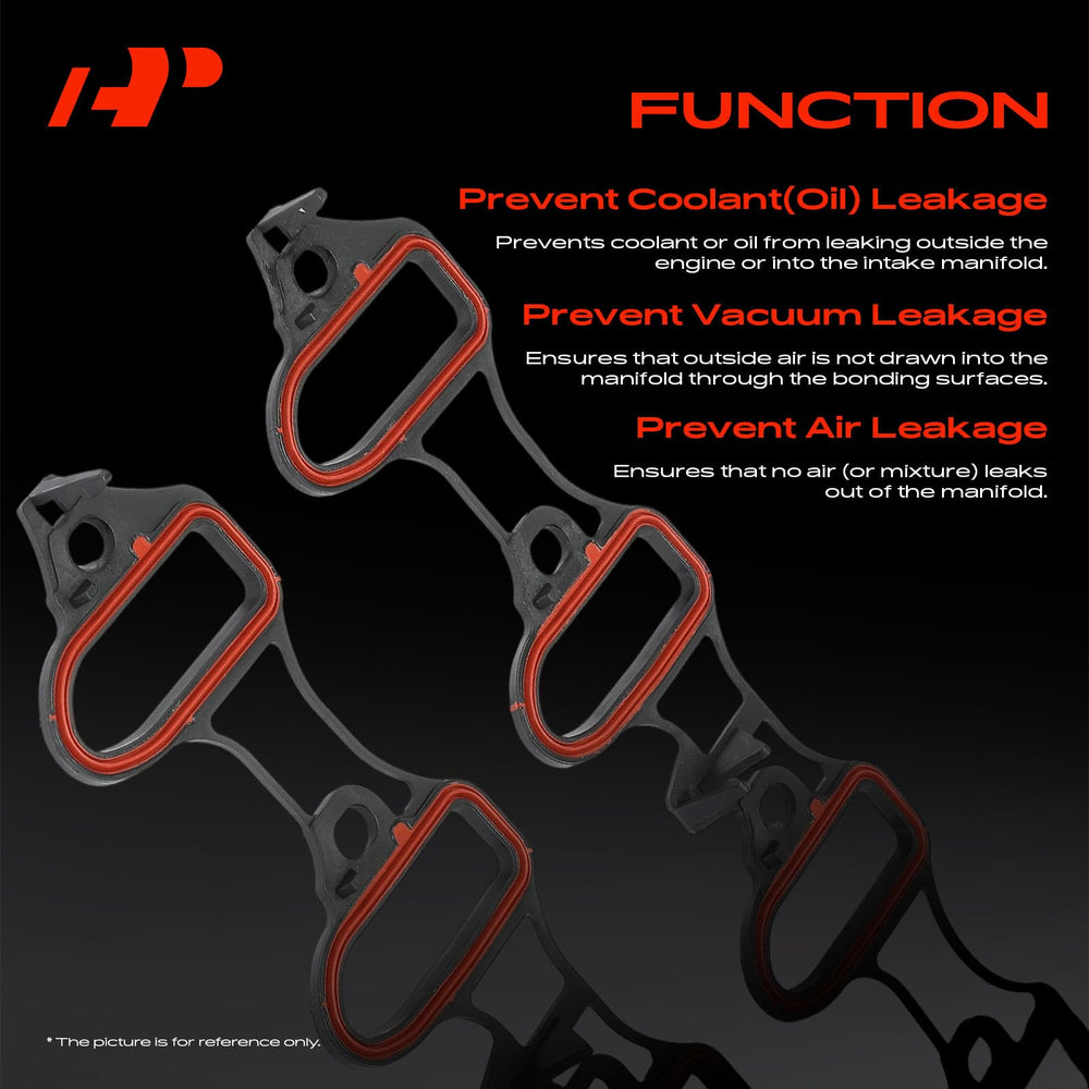 A-Premium gasket installed on intake manifold demonstrating correct fitment