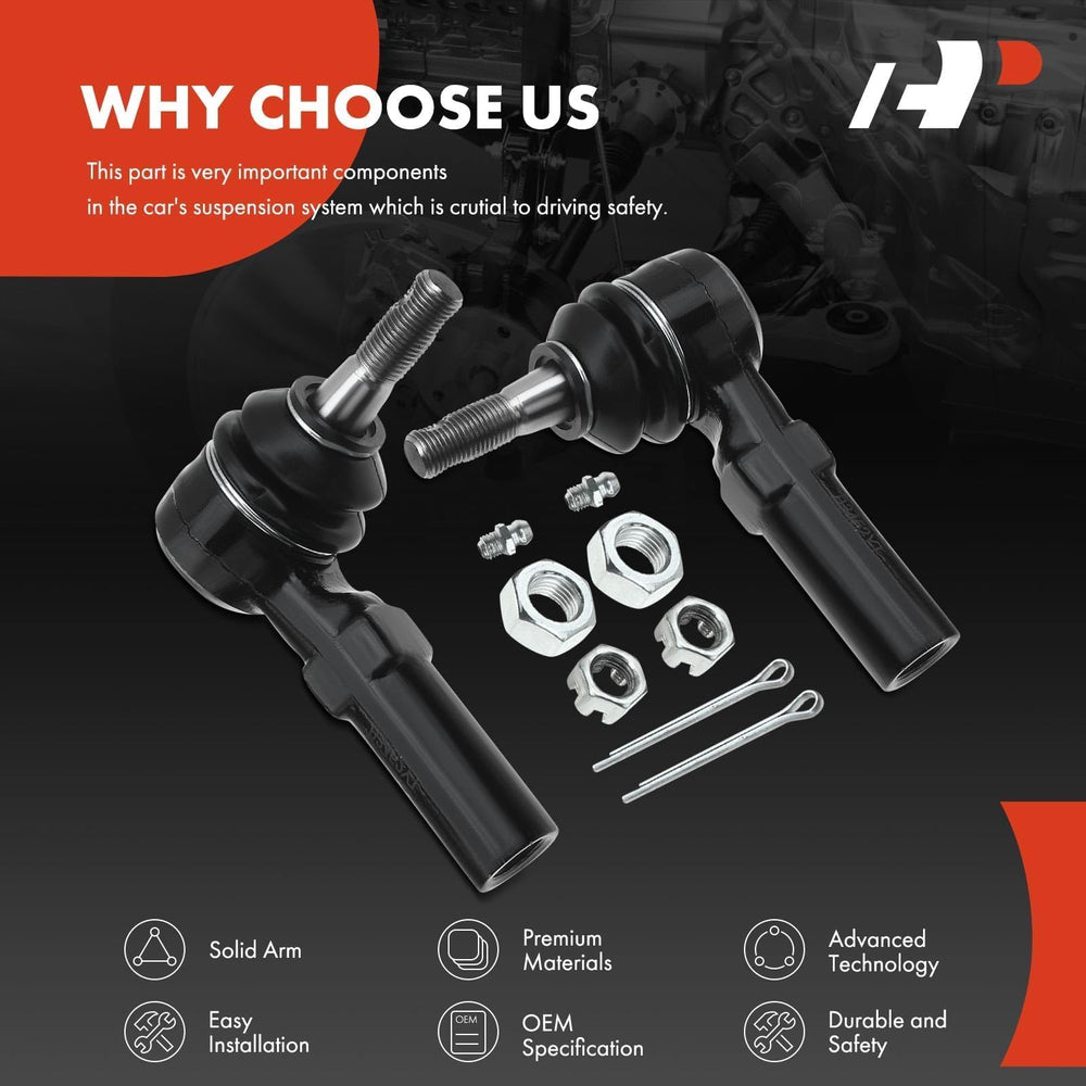 A-Premium installed on vehicle front suspension demonstrating restored steering connection