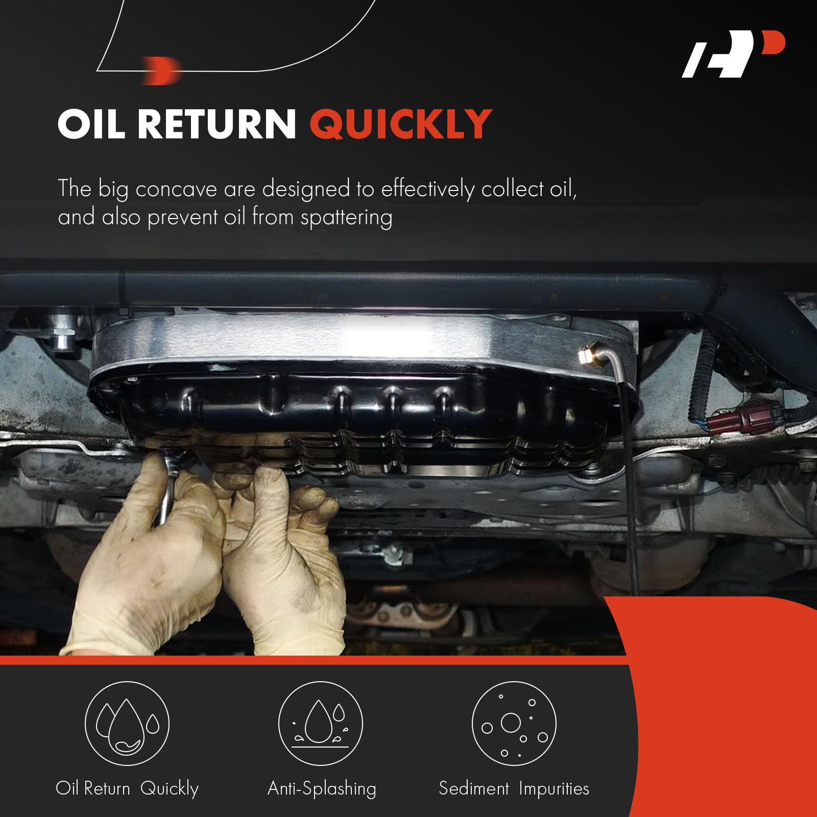 A-Premium installed beneath car showing correct scale and reliable fitment