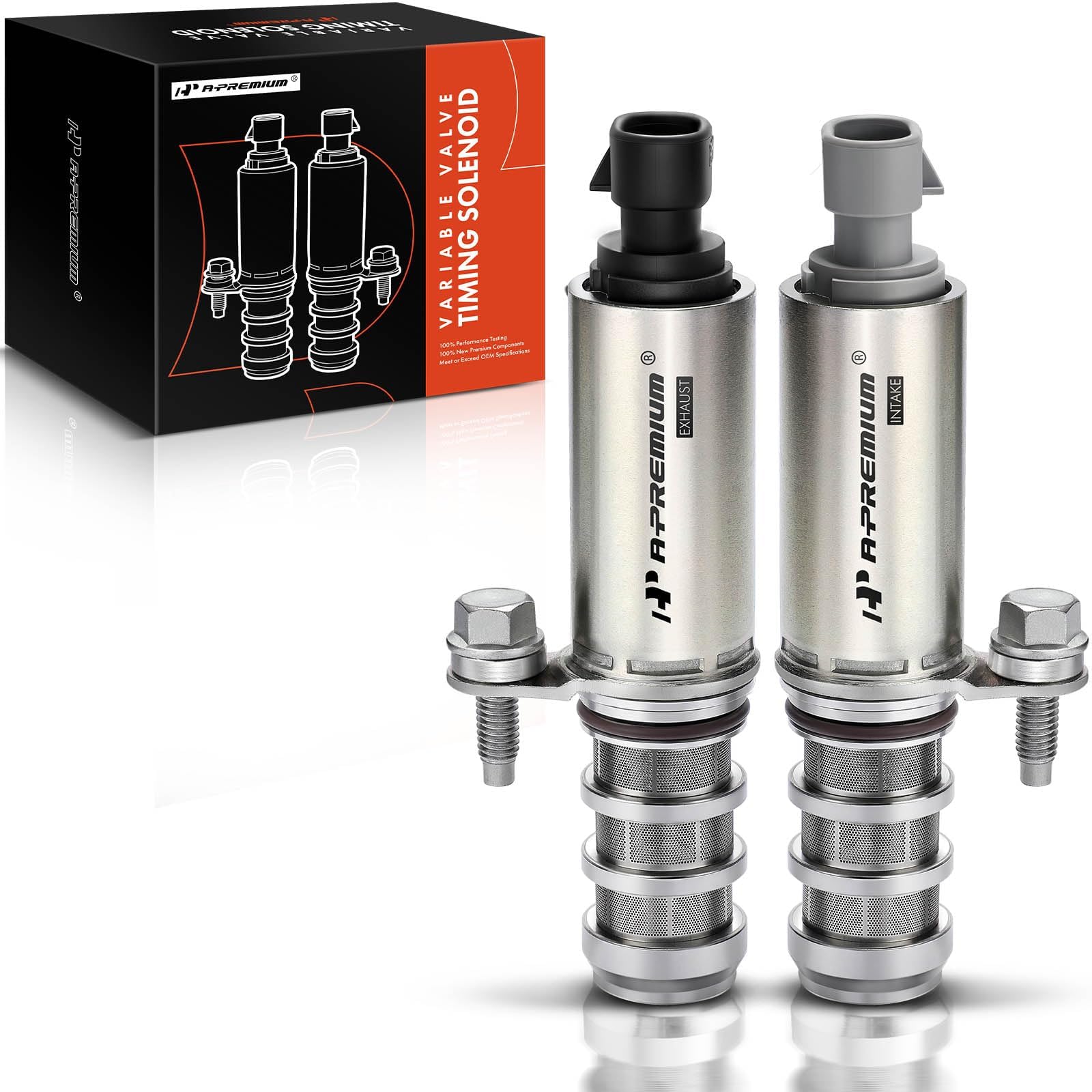 A-Premium kit front packaging showing both solenoids and benefits