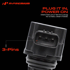 A-Premium full kit laid out on white background showing all four coils and plugs
